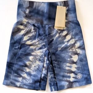 NWT Tory Burch Seamless Tie-Dye Woman Bike Shorts Size XS